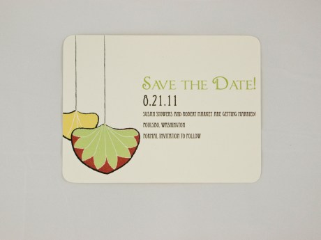 Arts and Crafts Save the Date