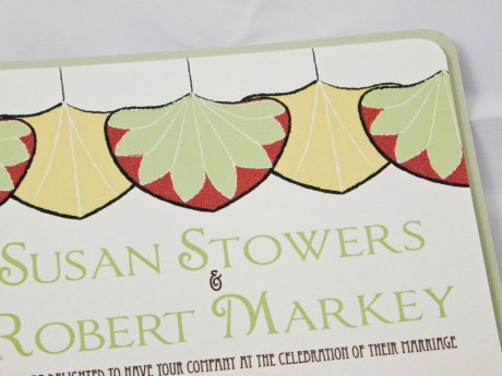 Yellow Green Inviations