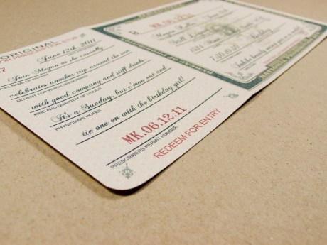 Prohibition Style Invitation