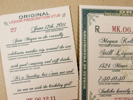 Perforated Invitation