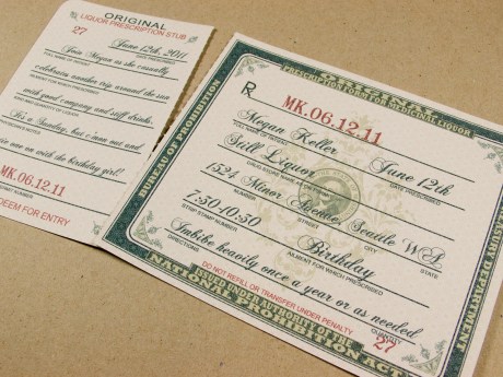 Liquor License Party Invite